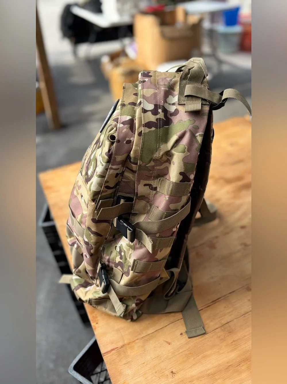 Camouflage Tactical Backpack - Desert Camo Military Style